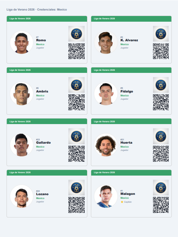 Credenciales Profesionales